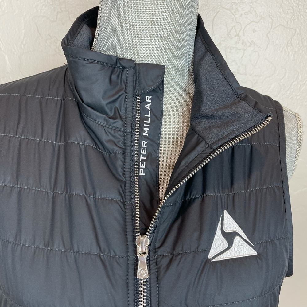 Peter Millar Quilted Lizzie Vest Gray - Picture 2 of 9